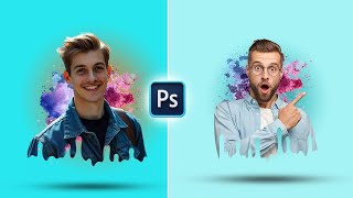 dripping effect in Photoshop photoshoptutorial [upl. by Anivlem298]