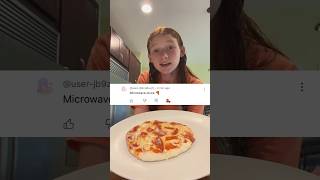 Microwave pizza not in a mug ￼🍕😊subscribe pizza cooking food [upl. by Anertal700]