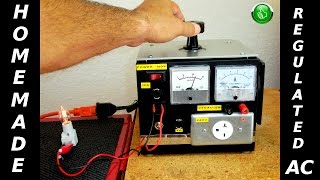 DIY Homemade Regulated AC Power Supply  More [upl. by Leidgam]