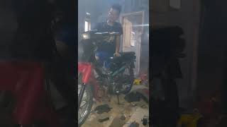 cek soun yamaha alfa pake karbu pe24 [upl. by Eceirehs350]