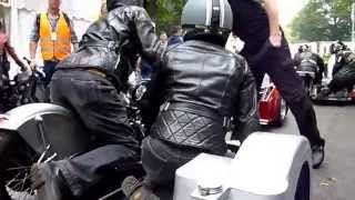 BSA M20 Gespann  Hamburger StadtparkRevival 2014 [upl. by Dieball132]