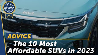 Top 10 Most Affordable New SUVs for 2023 [upl. by Atinuj]