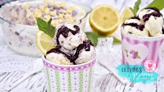 selbstgemachtes erfrischendes ❄🍋Zitroneneis 🍋❄ OHNE EISMASCHINE Meine Backbox Lieblingsgeschmack [upl. by Yromem]