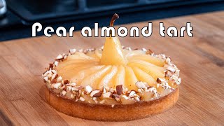 Pear almond tart [upl. by Alakam]