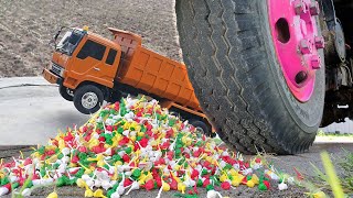 EXPERIMENT 10000 SNAPPERS FIRECRACKERS VS Truck [upl. by Anelram849]