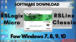 RSLogix 500 and RSLinx Free Download  Allen Bradley PLC Software Download  MWP Education [upl. by Neumann]