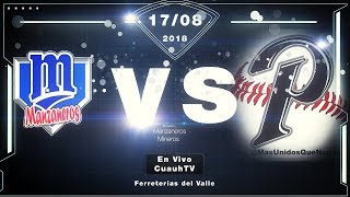 Playoffs Béisbol estatal Mineros de Parral Vs Manzaneros de Cuauhtémoc 37 [upl. by Dang]