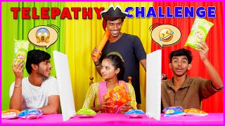 TELEPATHY CHALLENG 😂 challenge video  challenge comedy funny [upl. by Tiffie915]