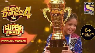 Florina बनी SD4 की Winner  Super Dancer Chapter 4  Winners Moment [upl. by Emanuela]