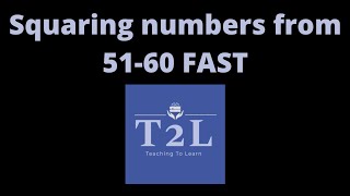 COOL TRICK FOR UIL NUMBER SENSE Squaring Numbers From 5160 Trick [upl. by Annayrb]