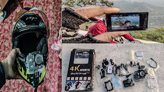 best action camera under 1999 🔥 4k action camera  just like go pro😱unboxing review fardeenvlog [upl. by Rockie998]