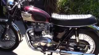 1967 T120R Triumph Bonneville [upl. by Hsoj]