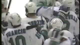 Hartford Whalers Paul MacDermid OT Goal [upl. by Nirrat859]