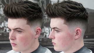 HOW TO STYLE A TEXTURED QUIFF  MENS HAIRSTYLE VIDEO NEW 2017 [upl. by Now]