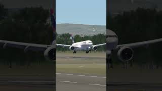 Landing at Amsterdam Airport aviation airplane automobile [upl. by Atiuqcaj]