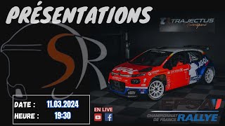 Présentation Championnat de France des Rallyes 2024 [upl. by Anomis622]