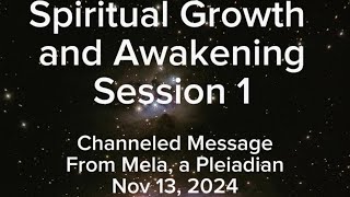 Spiritual Growth and Awakening Session 1 [upl. by Ayyn]