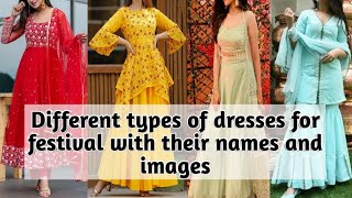 Different types of dresses for festival with their names and imageswedding dressing ideas [upl. by Adaiha]