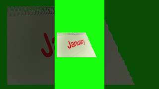 Calendar month counting effect calendar calender2024 greenscreeneffects greenscreen yt [upl. by Carmen]