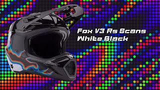 Fox V3 Rs Scans White Black [upl. by Ahsehyt]