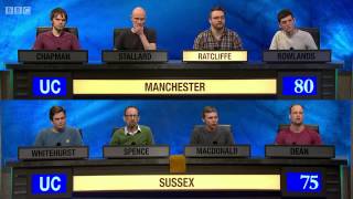 University Challenge S44E16 Manchester vs Sussex [upl. by Hnil]