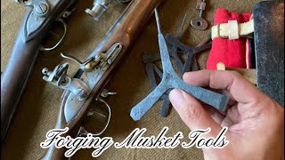 Forging 18th Century Musket Tools [upl. by Mot635]