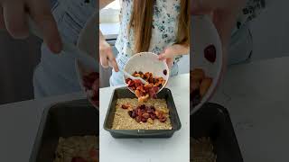 Gluten Free Cherry Almond Crumble  Easy Cherry Recipe  The Floral Apron [upl. by Dibbell]