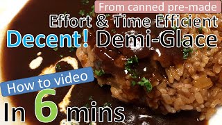 Japanese Recipe  How to make Demi Glace sauce for omurice DemiGlace Sauce easy recipe [upl. by Nodmac]