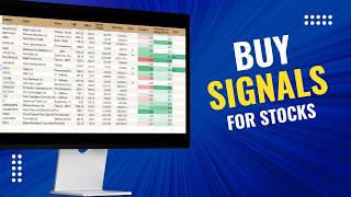 Build Your Own Screener✅ Moving Averages amp Volume in Google Sheet [upl. by Cyrill]