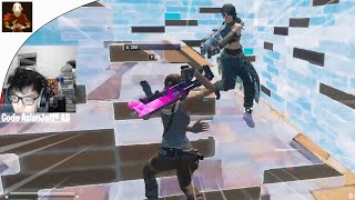 ASIANJEFF vs PETERBOT 1v1 Zonewars😳 FORTNITE TOKENWAGER [upl. by Vergne]