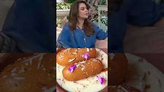 😮Sadia Imam ne Gulab jamun khany ka trika bta dia how to make Gulab jamun shorts youtubeshorts [upl. by Tterrab305]