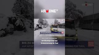 Auf Hitzetage folgt nun Schneewarnung für Tirol tirol news  kronetv [upl. by Macpherson]