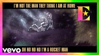 Elton John  Rocket Man Official Lyric Video [upl. by Hoffert]