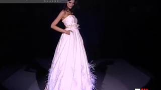 quotMass by Matilde Canoquot Cibeles Madrid Novias 2009 4 of 4 by FashionChannel [upl. by Ahsitnauq]