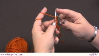 Provisional Cast On  Knitting Tutorial from Knit Picks [upl. by Earazed979]