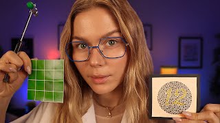 ASMR Focus Coordination amp Color Blind Vision Test RP  Medical RP [upl. by Evars]