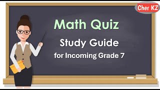 Entrance Exam Reviewer for Incoming Grade 7 Math Reviewer [upl. by Mirabelle]