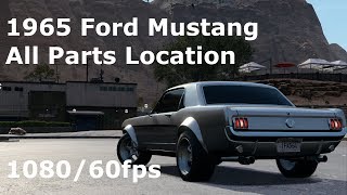 Need for Speed Payback  Derelict Car Parts  1965 Ford Mustang [upl. by Anotal]