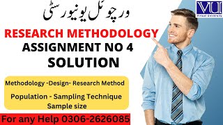 Edua630 assignment 4 solution spring 2024  Edua631  How to write research methodology [upl. by Irehj]