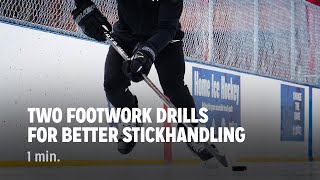 Two Footwork Drills For Better Stickhandling [upl. by Eedissac]