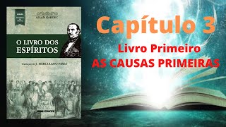 O Livro dos Espírito  Capítulo 3  AS CAUSAS PRIMEIRAS  CRIAÇÃO [upl. by Hilarius]