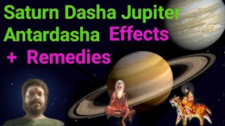 saturn dasha jupiter antardasha effects amp remedies  shani mahadasha guru antardasha effects [upl. by Toddy]