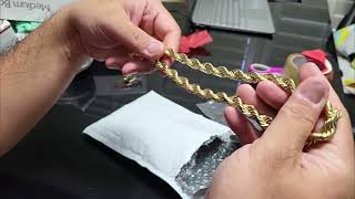 HAWAII ROPE CHAINS 14K 7MM AND 10MM ROPE CHAINS [upl. by Goat]