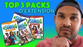 Les Sims 4  LES 3 MEILLEURS PACKS DEXTENSION SUR CONSOLE [upl. by Eenat]