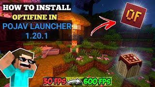 How to download 1201 optifine in pojav launcher 🤯  secret trick to increase fps 😉 [upl. by Hutchison]