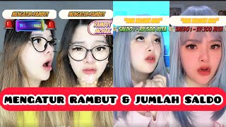 KOMPILASI VIDEO TIKTOK RERE  Mengatur Rambut amp Jumlah Saldo   Regitamasri [upl. by Nylrehs]