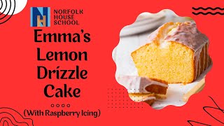 Emmas Lemon Drizzle Cake With Raspberry Icing [upl. by Fidelis]