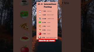 168 intermittent fasting health weightloss healthtips shortvideo [upl. by Freida]