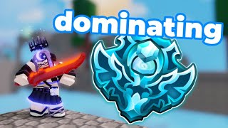 DOMINATING In RANKED As AERY Roblox BedWars [upl. by Etteuqaj104]