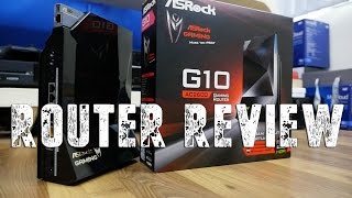 ASRock G10 Dual Band Gaming WiFi Router Indepth Review [upl. by Llenehs]